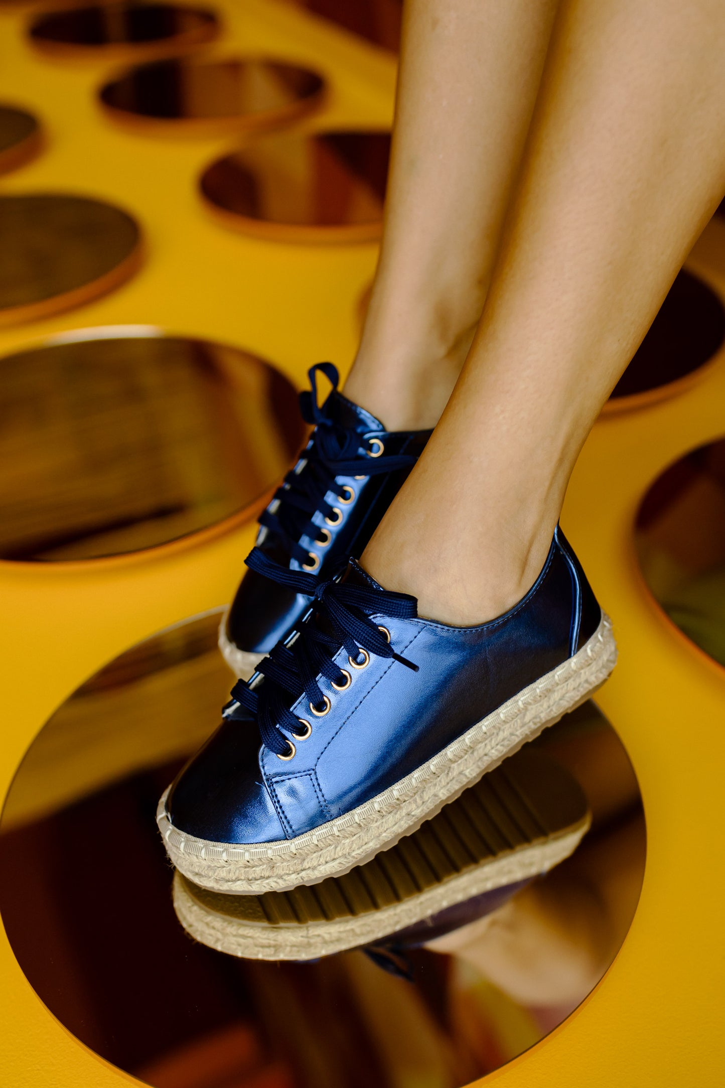 Zapato Madrid Azul Talla 35