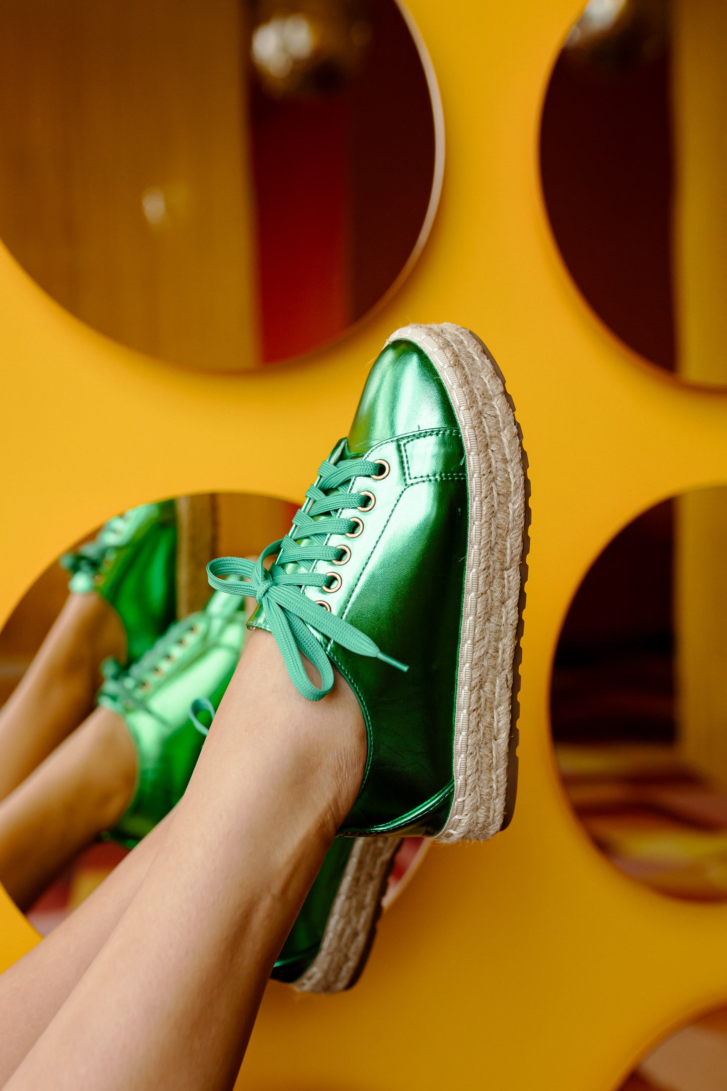 Zapato Madrid Verde Talla 40