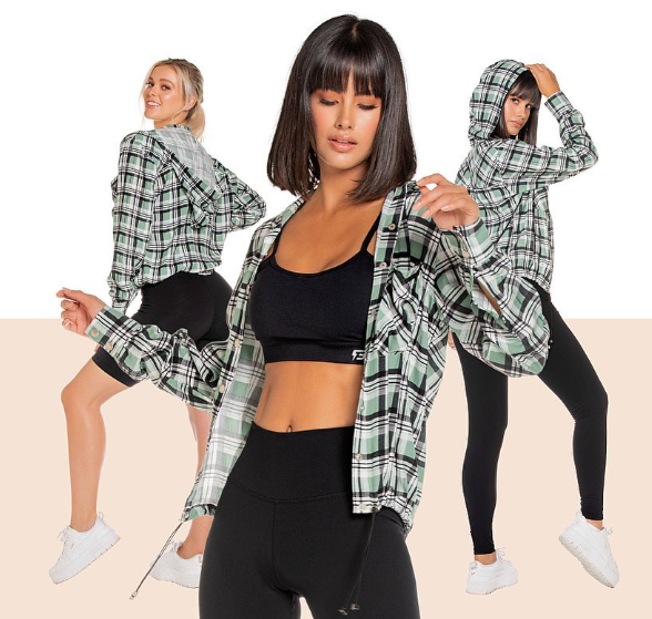 Madison Chaqueta Estampada Capucha CHB13