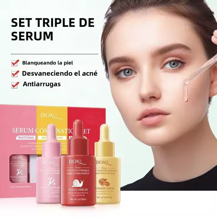 Bioaqua Serum Combination Set 3-en-1