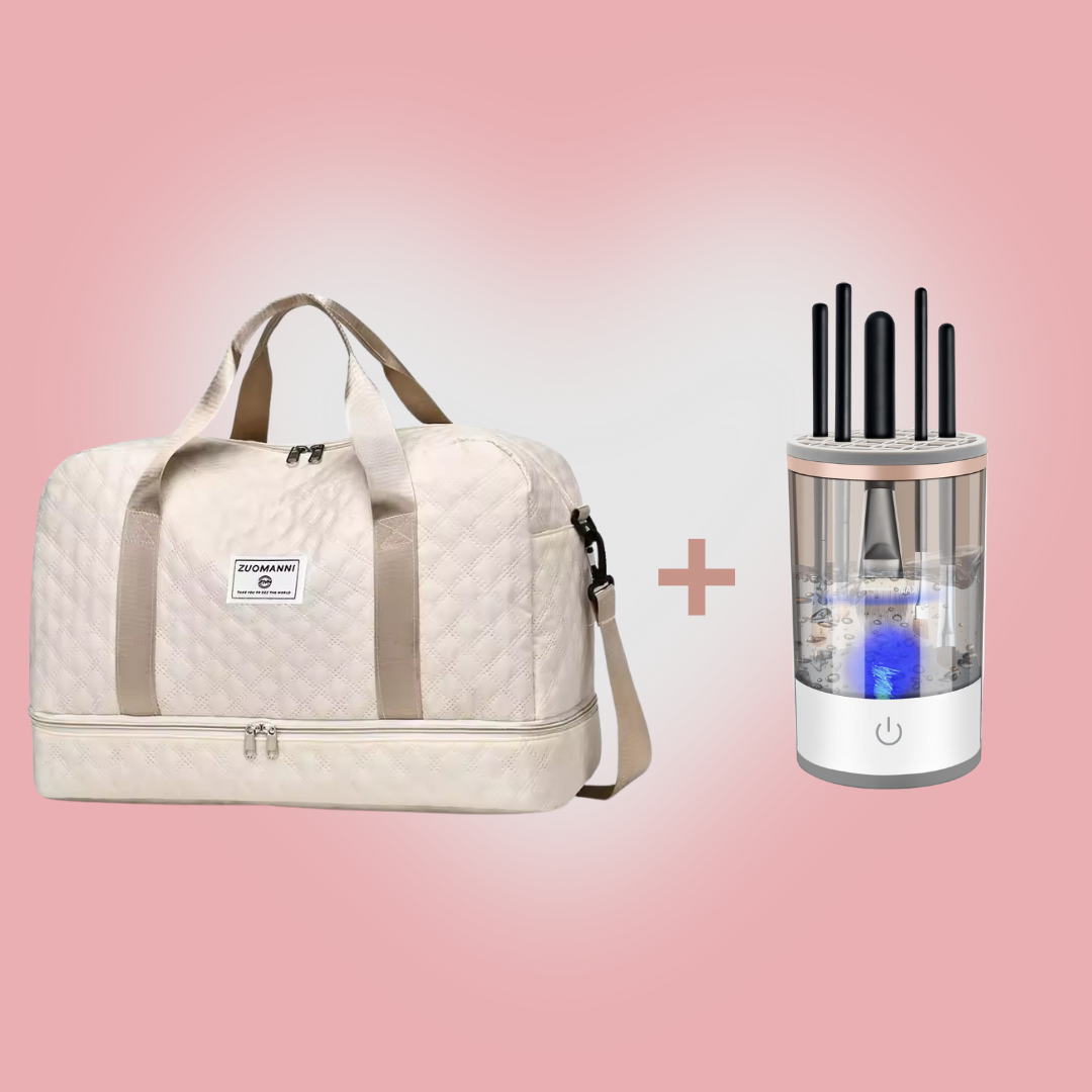 Bolso Multifuncional + Limpiador de Brochas GRATIS COMBO