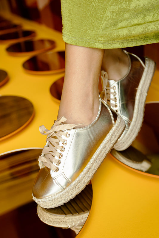 Zapato Madrid Dorado Talla 39