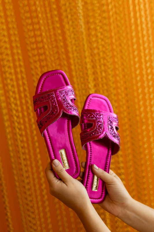 Sandalia Tulum Magenta Talla 35