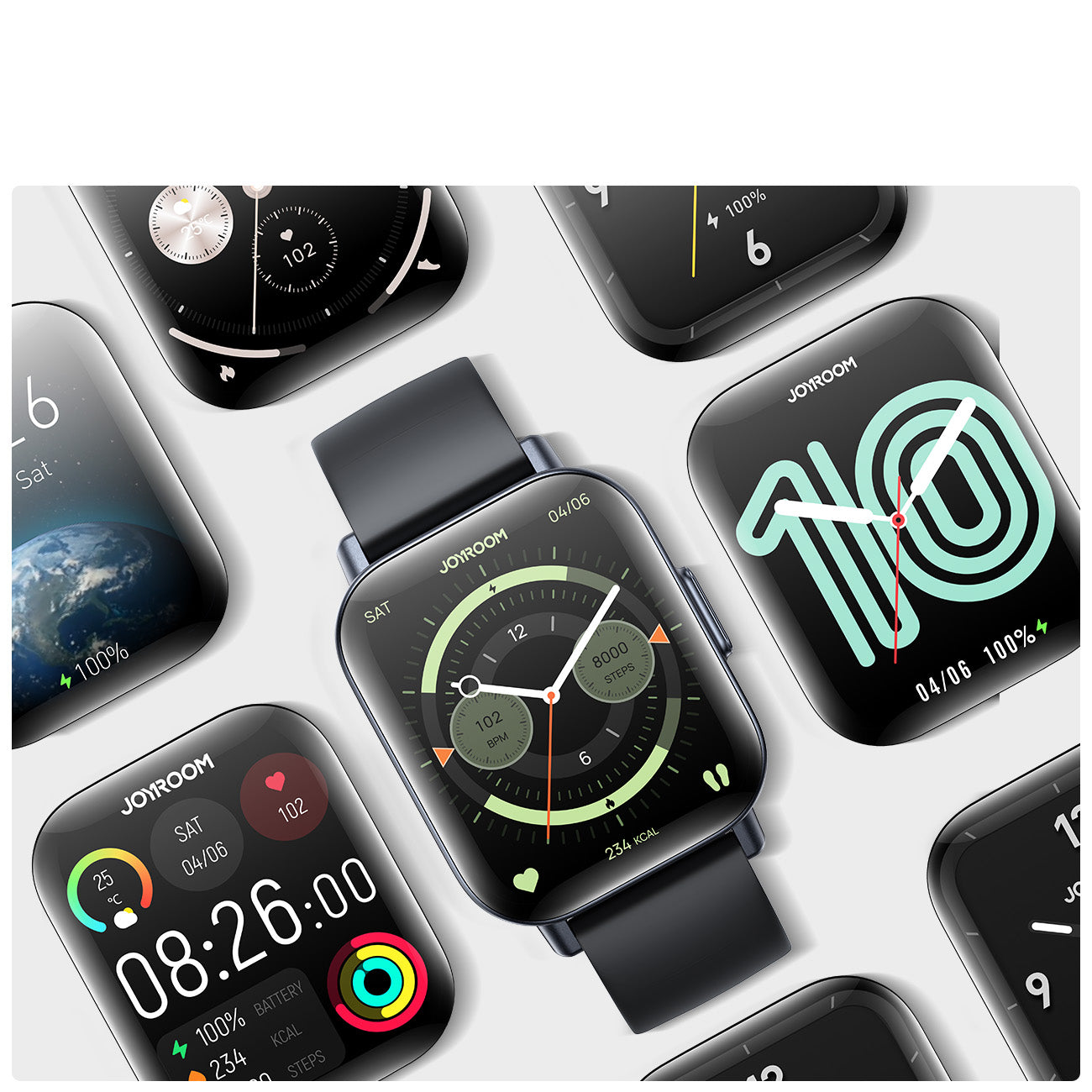Reloj inteligente JOYROOM JR-FT3S Negro