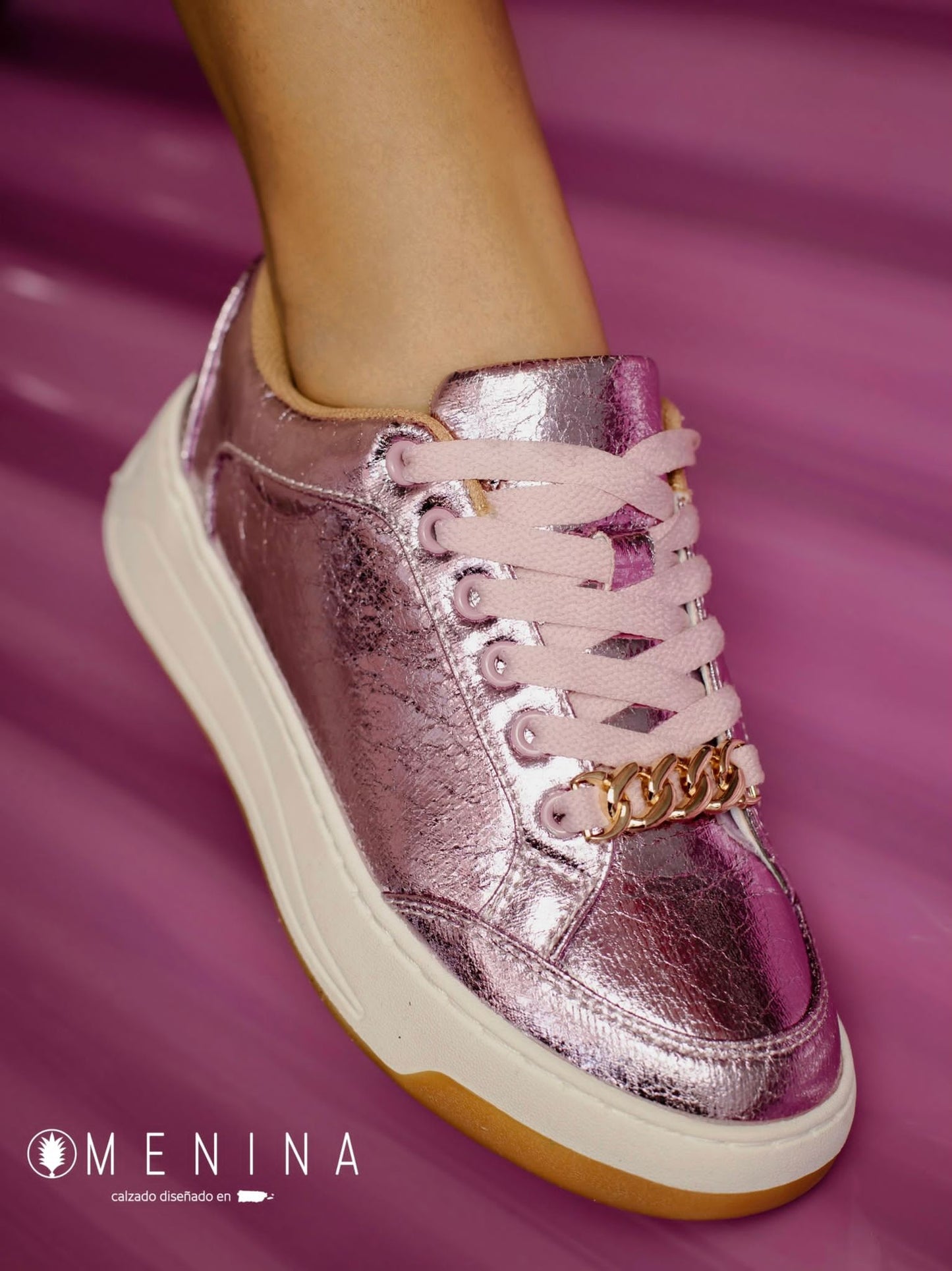 Zapato Menina Mylie Oro Rosa