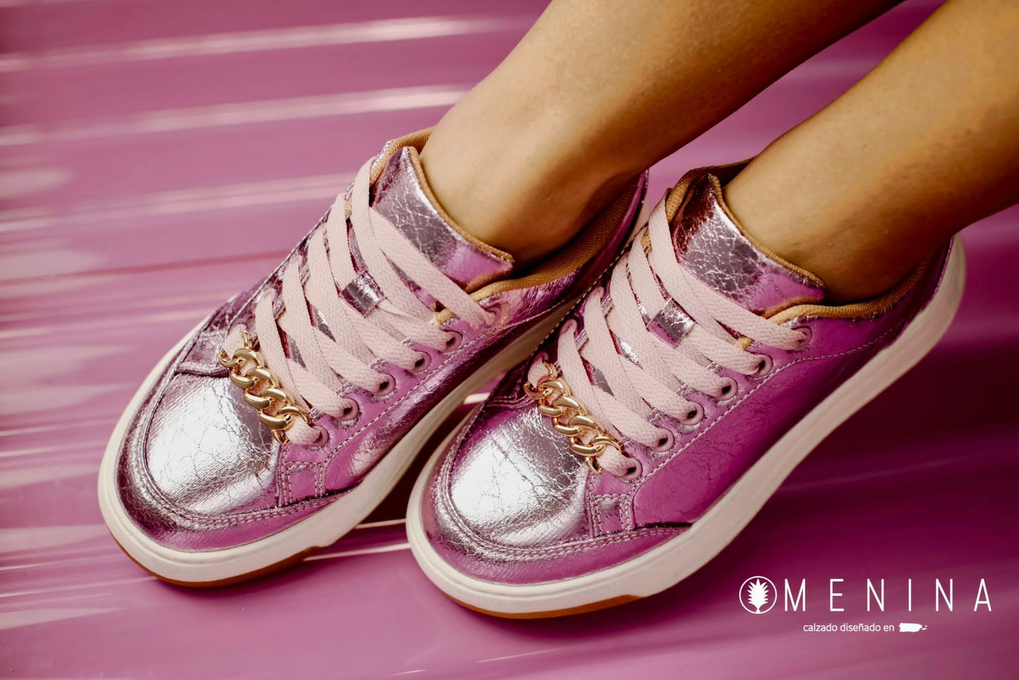 Zapato Menina Mylie Oro Rosa