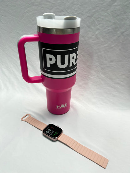 COMBO RELOJ INTELIGENTE JR-FT5 Plus + BOTELLA TÉRMICA