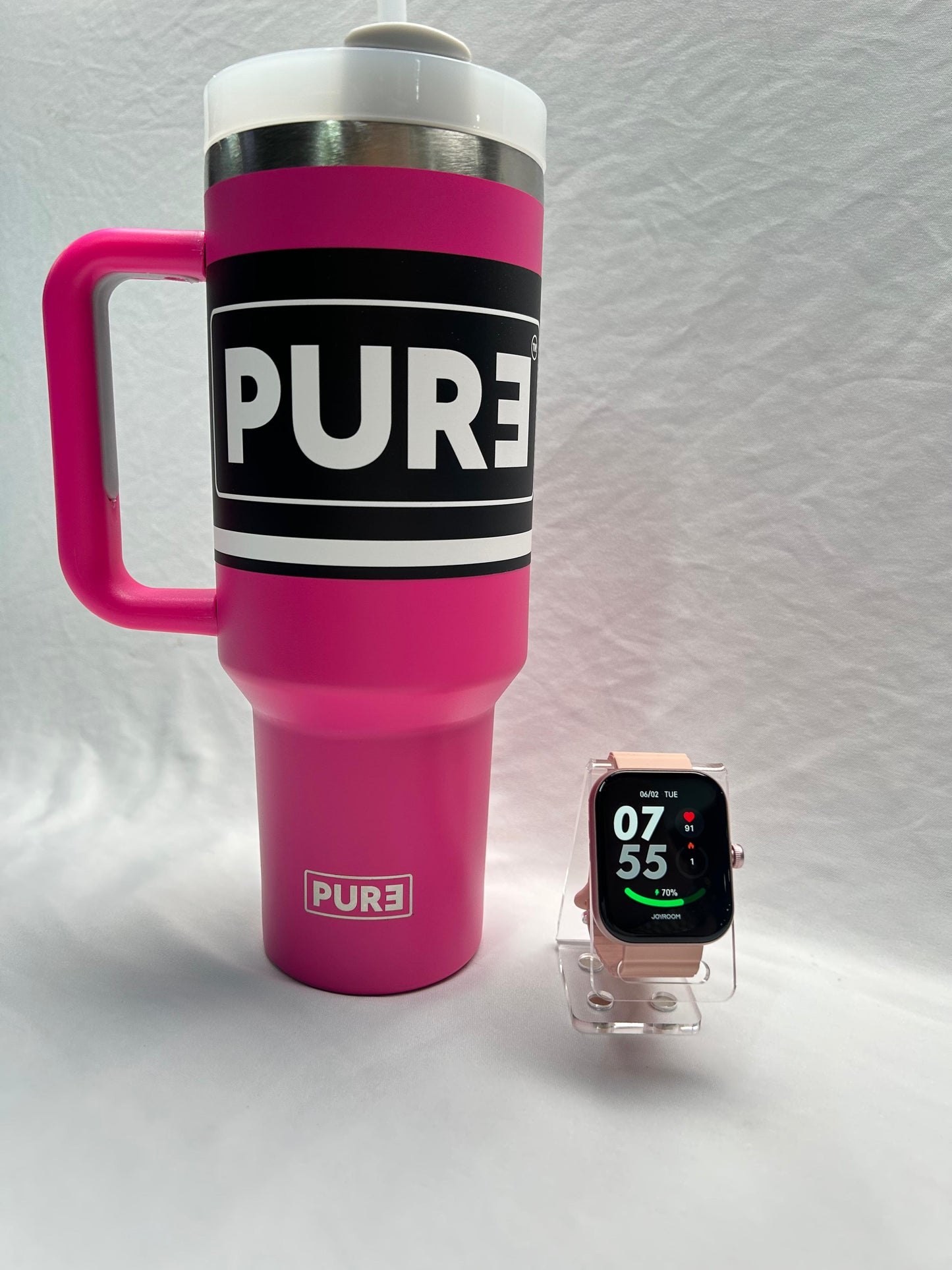 COMBO RELOJ INTELIGENTE JR-FT5 Plus + BOTELLA TÉRMICA