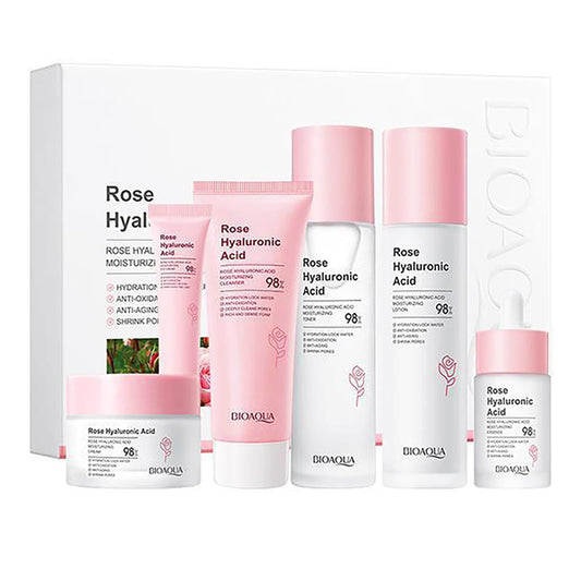 Kit Completo Bioaqua – Rosas + Ácido Hialurónico